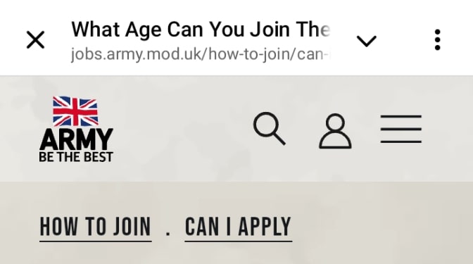 Apply for British Army